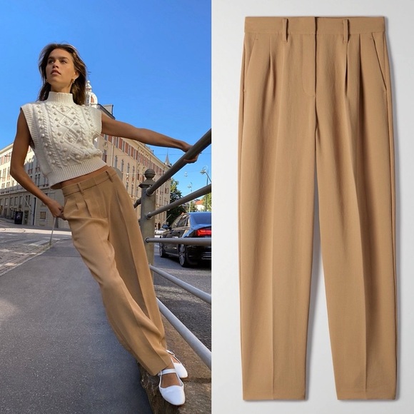 Aritzia Wilfred Carrot Beige 